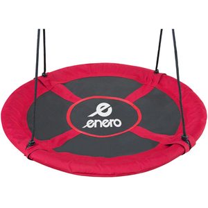 Leagan tip cuib, diametru XXL 110 cm, inaltime reglabila, maxim 150 kg, rosu