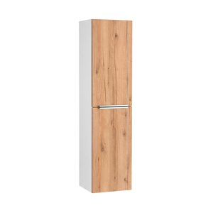 Dulap baie suspendat Vario Trim 35, lateral, stejar alb
