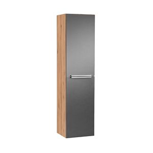 Dulap baie suspendat Vario Trim 35, lateral, stejar-antracit