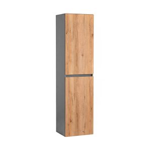Dulap baie suspendat Vario Forte 35, lateral, stejar-antracit
