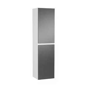 Dulap baie suspendat Vario Forte 35, lateral, alb-antracit