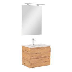 Set mobilier baie Vario Forte 60, stejar-stejar