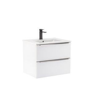 Masca chiuveta baie Vario Trim 60 cu lavoar, alb-alb