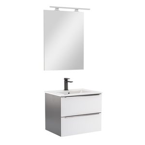 Set mobilier baie Vario Trim 60, antracit-alb