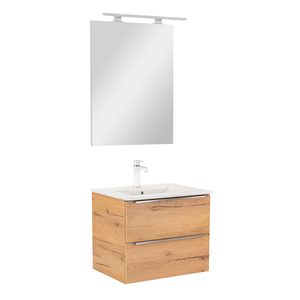 Set mobilier baie Vario Trim 60, stejar-stejar