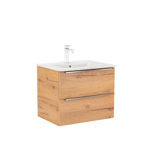 Masca chiuveta baie Vario Trim 60 cu lavoar, stejar-stejar