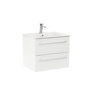 Masca chiuveta baie Vario Clam 60 cu lavoar, alb-alb