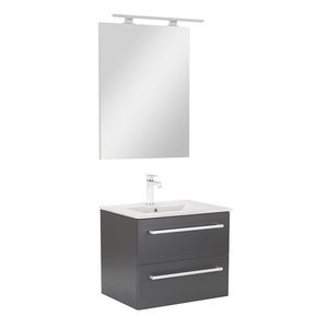 Set mobilier baie Vario Clam 60, antracit-antracit
