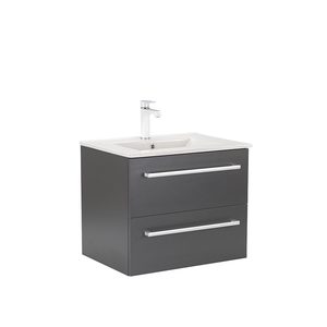 Masca chiuveta baie Vario Clam 60 cu lavoar, antracit-antracit