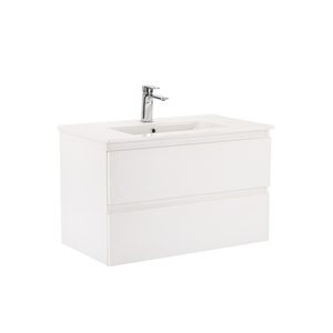 Masca chiuveta baie Vario Forte 80 cu lavoar, alb-alb