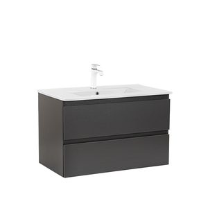 Masca chiuveta baie Vario Forte 80 cu lavoar, antracit-antracit