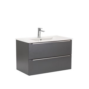 Masca chiuveta baie Vario Trim 80 cu lavoar, antracit-antracit