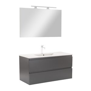Set mobilier baie Vario Forte 100, antracit-antracit