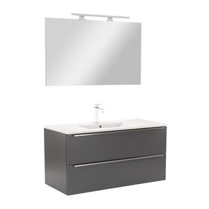 Set mobilier baie Vario Trim 100, antracit-antracit