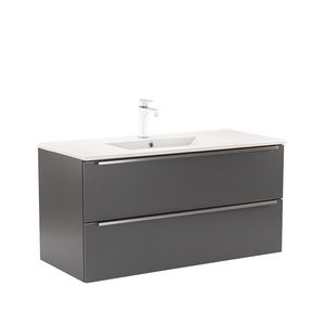 Masca chiuveta baie Vario Trim 100 cu lavoar, antracit-antracit