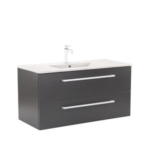 Masca chiuveta baie Vario Clam 100 cu lavoar, antracit-antracit
