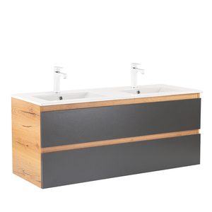 Masca chiuveta baie Vario Forte 120 cu lavoar, stejar-antracit