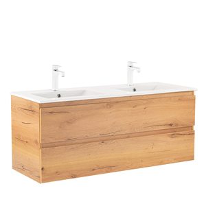 Masca chiuveta baie Vario Forte 120 cu lavoar, stejar-stejar
