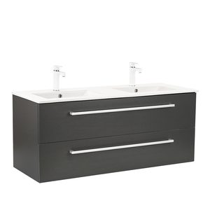 Masca chiuveta baie Vario Clam 120 cu lavoar, antracit-antracit