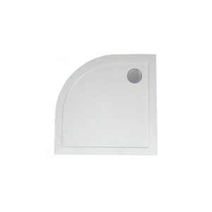 Wellis Tavă de duș SMC curbată joasă, dimensiune 80x80x4 cm